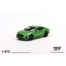 PRE-ORD3R Mini GT 1/64 2022 Bentley Continental GT Speed, apple green