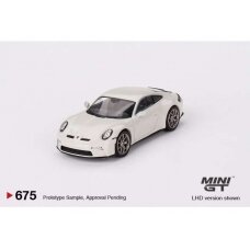 PRE-ORD3R Mini GT Modeliukas 1/64 2023 Porsche 911 (992) GT3, touring grey