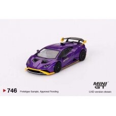 PRE-ORD3R Mini GT Modeliukas 1/64 22023 Lamborghini Huracan STO, purple