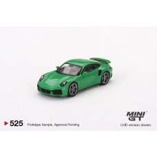PRE-ORD3R Mini GT 1/64 Porsche 911 Turbo S, python green