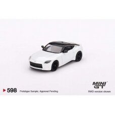PRE-ORD3R Mini GT Modeliukas 2023 Nissan Fairlady Z Version ST, everest white