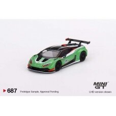 PRE-ORD3R Mini GT Lamborghini Huracan GT3 EVO2 Presentation, green