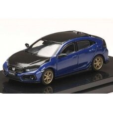 PRE-ORD3R Hobby Japan Modeliukas Honda Civic H/B(FK7) Customized Version, carbon bonnet brillinat sporty blue