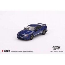 Mini GT Nissan Skyline GT-R Top Secret VR32, metallic blue