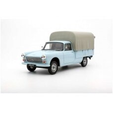 PRE-ORD3R OttO Miniatures Modeliukas 1/18 1967 Peugeot 404 Pick Up Bache *Resin series*, pastel blue 1314