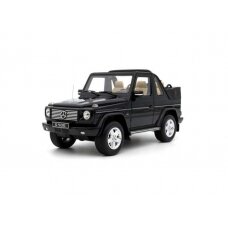 PRE-ORD3R OttO Miniatures Modeliukas 1/18 2007 Mercedes Benz G500 Convertible *Resin series*, obsidian black metallic