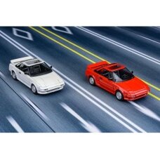 PRE-ORD3R Para64 1/64 1985 Toyota MR2 MKI, red left hand drive (cars in a deluxe Acrylic window box)