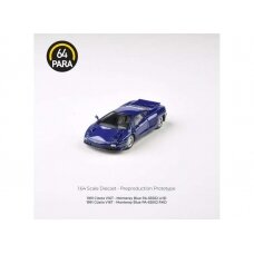 PRE-ORD3R Para64 1/64 1991 Cizeta V16T, blue left hand drive (cars in a deluxe Acrylic window box)
