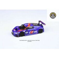 PRE-ORD3R Para64 1/64 2019 Audi R8 LMS #25 10H Suzuka P1 WRT, blue/red (cars in a deluxe Acrylic window box)