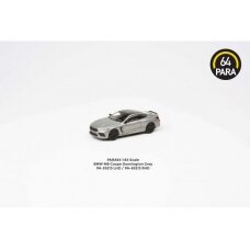 PRE-ORD3R Para64 1/64 BMW M8 Coupe *Right Hand Drive*, donington grey metallic (cars in a deluxe Acrylic window box)