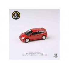 PRE-ORD3R Para64 2001 Honda Civic Type-R EP3, red left hand drive (cars in a deluxe Acrylic window box)