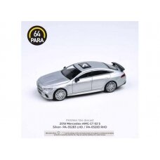 PRE-ORD3R Para64 2019 Mercedes Benz AMG GT63 S *Right Hand Drive*, silver (cars in a deluxe Acrylic window box)