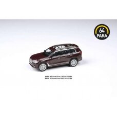 PRE-ORD3R Para64 BMW X7 *Left Hand Drive*, ametrine (cars in a deluxe Acrylic window box)