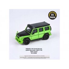 PRE-ORD3R Para64 Liberty Walk AMG G63 *Left Hand Drive*, alien green (cars in a deluxe Acrylic window box)
