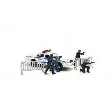 PRE-ORD3R American Diorama Police Line Mijo Figure set, various (Car Not Included !!)