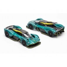 PRE-ORD3R Pop Race Modeliukas 1/64 Aston Martin Valkyrie, viridian green