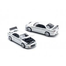 PRE-ORD3R Pop Race Modeliukas 1/64 Nissan Skyline GT-R Nismo 400R, white