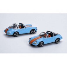 PRE-ORD3R Pop Race Modeliukas Porsche Singer Targa *Gulf*, blue/orange