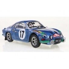 PRE-ORD3R Solido Modeliukas 1/18 1972 Alpine A110 1600S #17 Rally Monte Carlo, blue