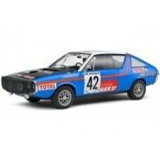 PRE-ORD3R Solido Modeliukas 1/18 1976 Renault 17 Rally Abidjan Nice #42, blue