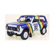 PRE-ORD3R Solido Modeliukas 1/18 1984 Lada Niva #182 Jabouille/Sardou, Paris Dakar, various