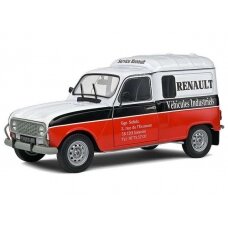 PRE-ORD3R Solido Modeliukas 1/18 1988 Renault R4 F4 *Renault Vehicule Industriel*, white/red