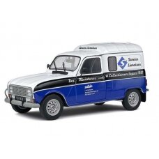 PRE-ORD3R Solido Modeliukas 1/18 1988 Renault R4 F4 *Solido 90th anniversary edition*, white/blue