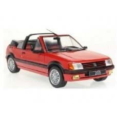 PRE-ORD3R Solido Modeliukas 1/18 1989 Peugeot 205 CTI MK1, red