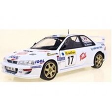 PRE-ORD3R Solido Modeliukas 1/18 1999 Subaru Impreza 22b #17 Panizzi/Panizzi, Rally Monte Carlo, white