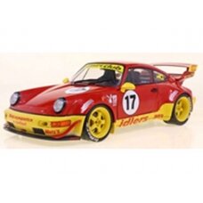 PRE-ORD3R Solido Modeliukas 1/18 2016 Porsche 911 (964) RWB Maty`s Idlers #17, red/yellow