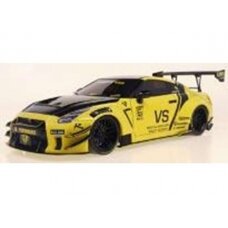 PRE-ORD3R Solido Modeliukas 1/18 2020 Nissan GT-R (R35) LB Work Body Kit 2.0, yellow/black