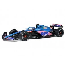 PRE-ORD3R Solido Modeliukas 1/18 2022 Alpine A522 F1 #14 Fernando Alonso GP Monaco, blue/pink