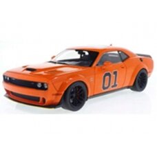 PRE-ORD3R Solido Modeliukas 1/18 2023 Dodge Challenger R/T General Lee Scat Pack w.b, orange