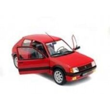 PRE-ORD3R Solido Modeliukas 1/18 Peugeot 205 GTI, red