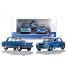 PRE-ORD3R Solido Modeliukas 1/18 Renault Set: 1x Renault R5 Turbo, blue1x Renault R8 Gordini, blue