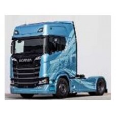 PRE-ORD3R Solido Modeliukas 1/24 Scania S770 Highline Frost Edition, blue