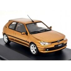 PRE-ORD3R Solido Modeliukas 1/43 1998 Peugeot 306 S16, vermeer yellow