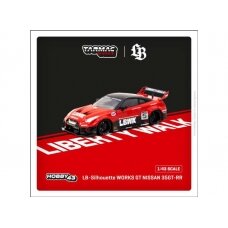 PRE-ORD3R Tarmac Modeliukas 1/43 LB-Silhouette Works GT Nissan 350GT-RR Silhouette , black/red