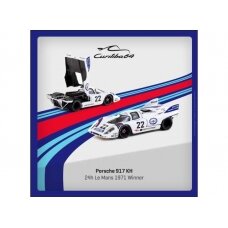 Tarmac Modeliukas 1/64 1971 Porsche 917KH #22 Winner 24h Le Mans, white/blue