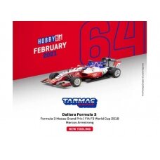 PRE-ORD3R Tarmac 1/64 2019 Dallara Formula 3 #2 Marcus Armstrong Formula 3 Macau Grand Prix