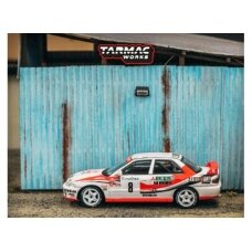 PRE-ORD3R Tarmac Modeliukas 1/64 Mitsubishi Lancer Evolution, #8 K.Eriksson/S. Parmander Rally Monte Carlo 1993, white/red