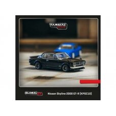 Tarmac Modeliukas 1/64 Nissan Skyline 2000 GT-R KPGC10, black