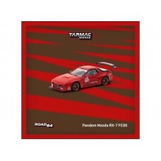 Tarmac Modeliukas 1/64 Pandem Mazda RX7 FC3S, red