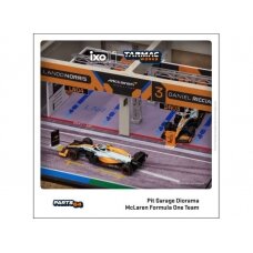 PRE-ORD3R Tarmac Modeliukas 1/64 Pit Garage *McLaren Formula One Team*, blue/orange