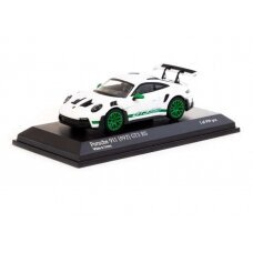 PRE-ORD3R Tarmac Modeliukas 1/64 Porsche 911 (992) GT3 RS, white