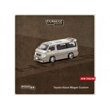 PRE-ORD3R Tarmac Works Toyota Hiace Wagon Custom, silver/brown