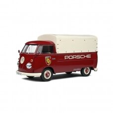 PRE-ORD3R Solido Modeliukas 1/18 1950 Volkswagen T1 Pick Up *Porsche Service*, red/white
