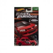 Hot Wheels 2003 Mitsubishi Lancer Evo IX red Fast&Furious Themed