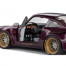PRE-ORD3R Solido 2022 Porsche 964 RWB *Hekigyoku*, burgundy