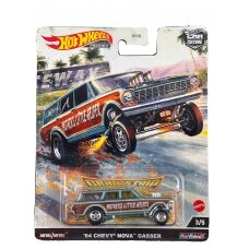 Hot Wheels Premium 64 Chevy Nova Wagon Gasser